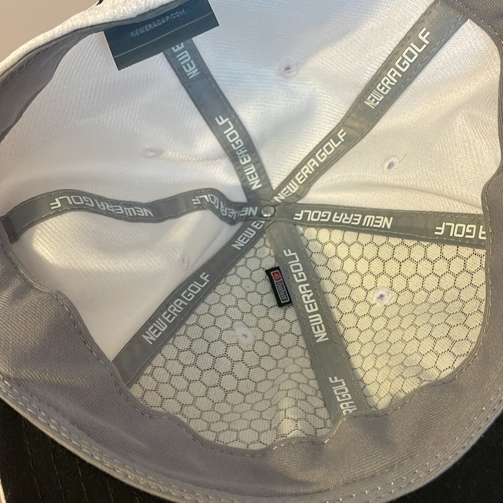New Era Golf White Embroidered Hat Size 7 3/4 - Picture 15 of 15